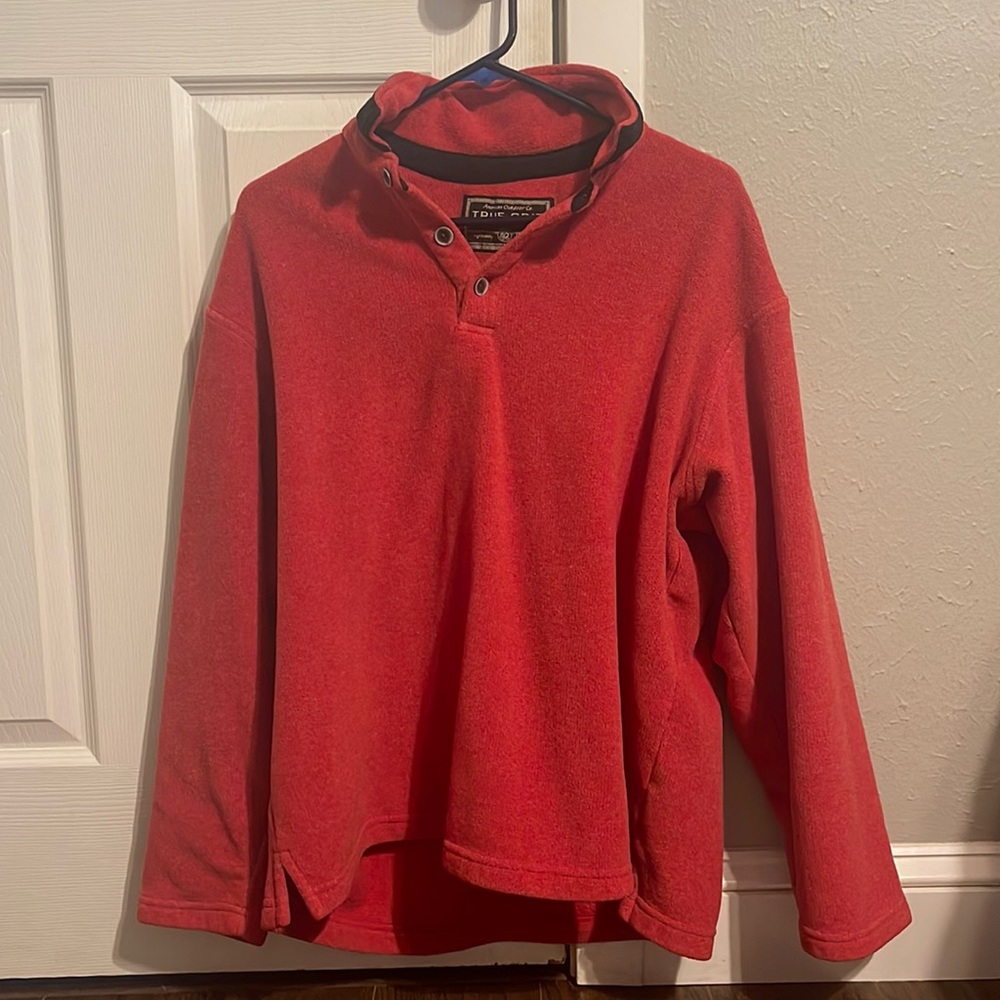 Red True Grit pullover